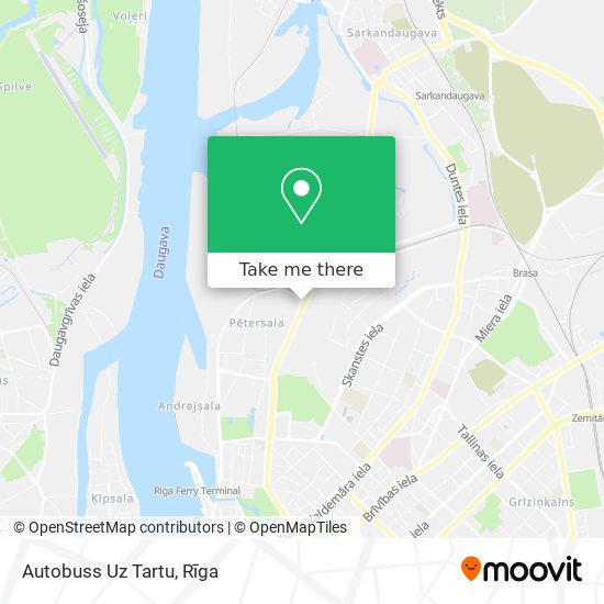 Autobuss Uz Tartu map