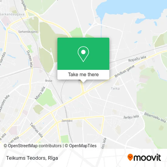 Карта Teikums Teodors