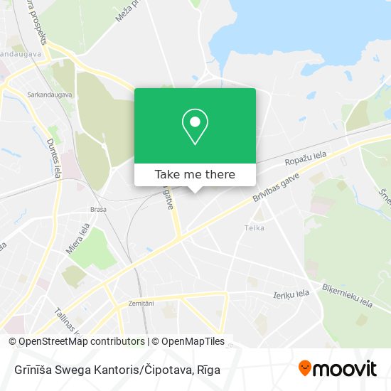 Grīnīša Swega Kantoris / Čipotava map