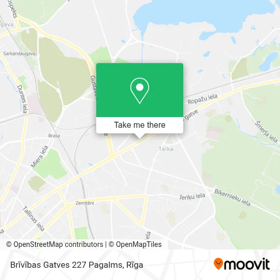Brīvības Gatves 227 Pagalms map
