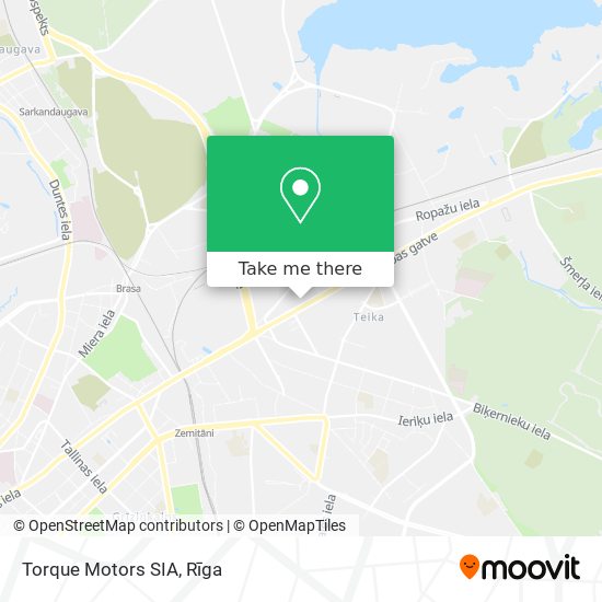Torque Motors SIA map