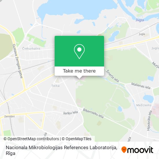 Nacionala Mikrobiologijas References Laboratorija map