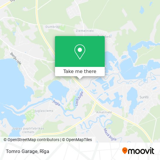 Tomro Garage map
