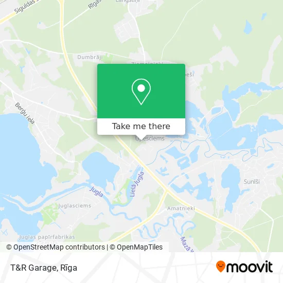 Карта T&R Garage