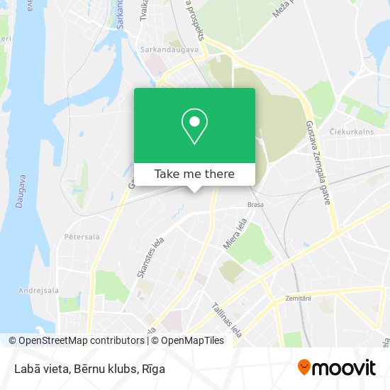 Labā vieta, Bērnu klubs map