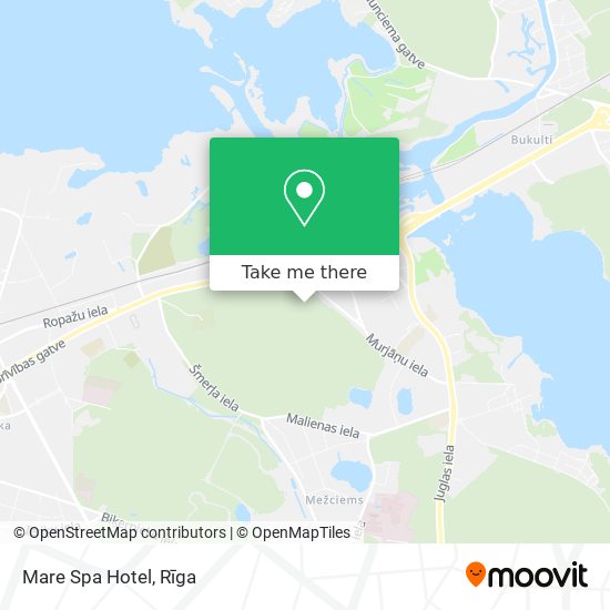 Mare Spa Hotel map