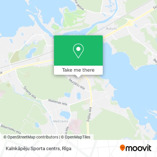 Kalnkāpēju Sporta centrs map