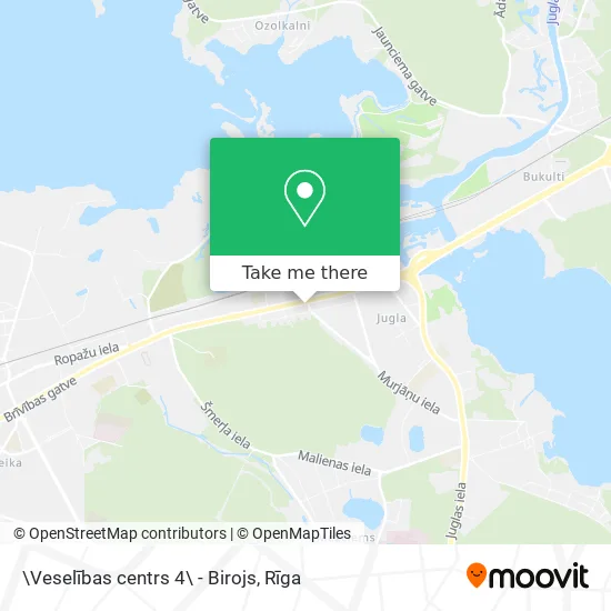 Карта \Veselības centrs 4\ - Birojs