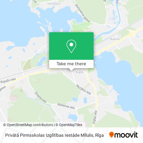 Privātā Pirmsskolas Izglītības Iestāde Mīlulis map