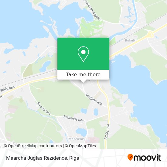 Maarcha Juglas Rezidence map