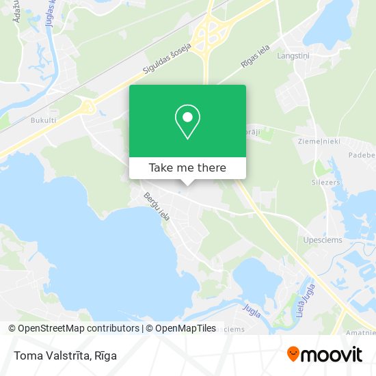 Карта Toma Valstrīta