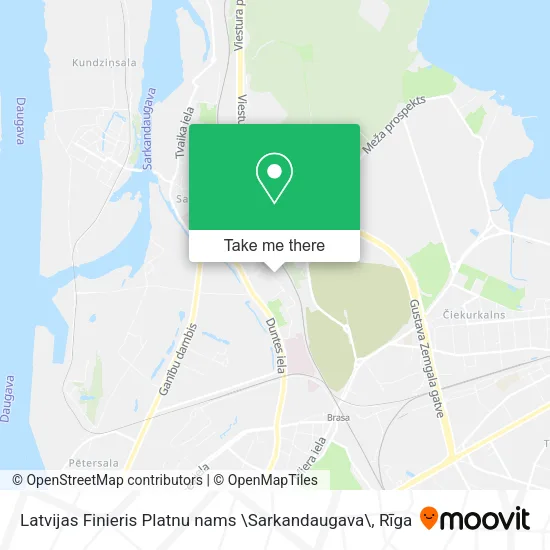 Карта Latvijas Finieris Platnu nams \Sarkandaugava\