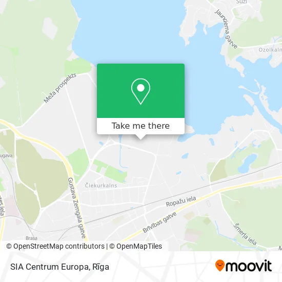 Карта SIA Centrum Europa