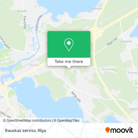 Bauskas serviss map