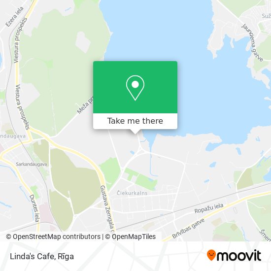 Linda's Cafe map