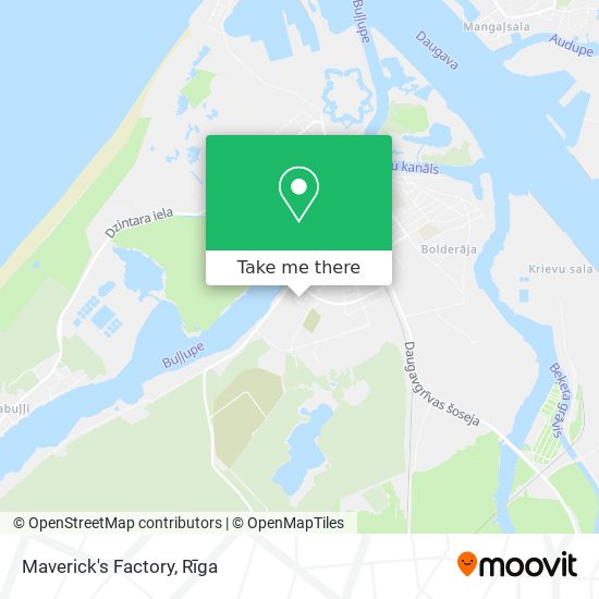 Maverick's Factory map