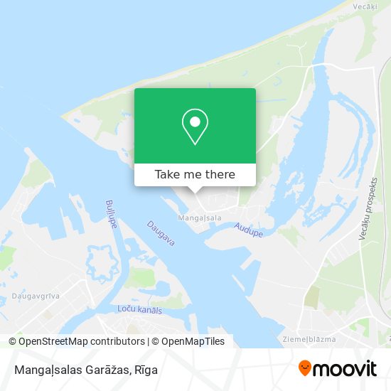 Mangaļsalas Garāžas map