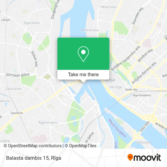 Карта Balasta dambis 15