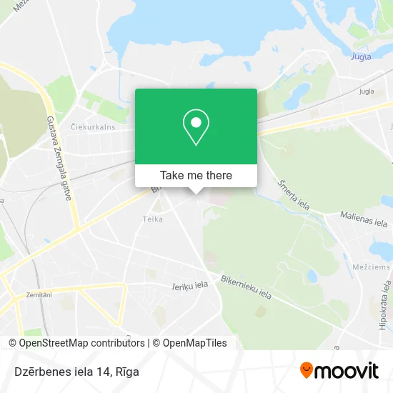 Dzērbenes iela 14 map