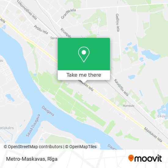 Metro-Maskavas map