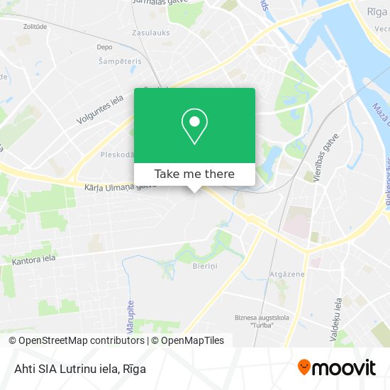 Ahti SIA Lutrinu iela map