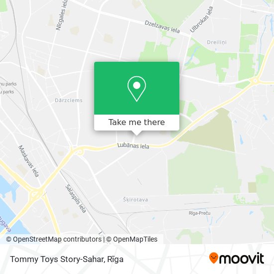 Tommy Toys Story-Sahar map