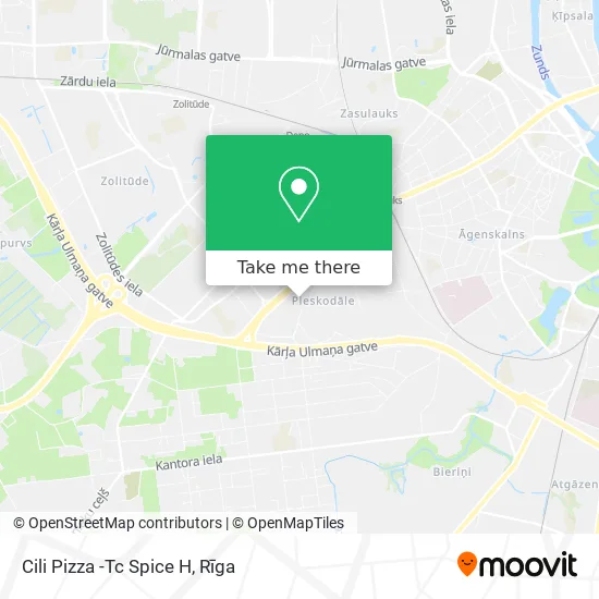 Карта Cili Pizza -Tc Spice H