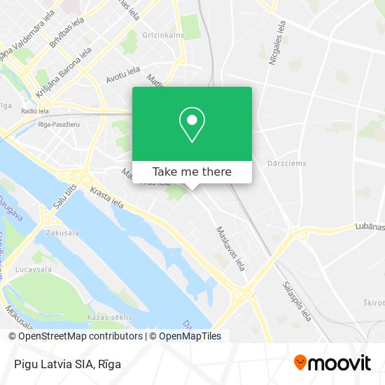 Pigu Latvia SIA map