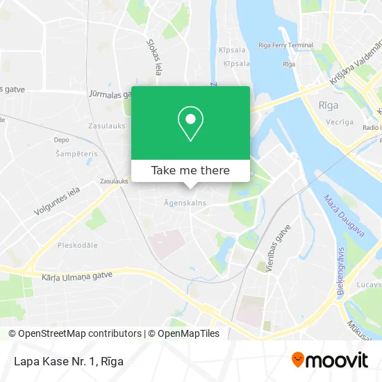 Карта Lapa Kase Nr. 1