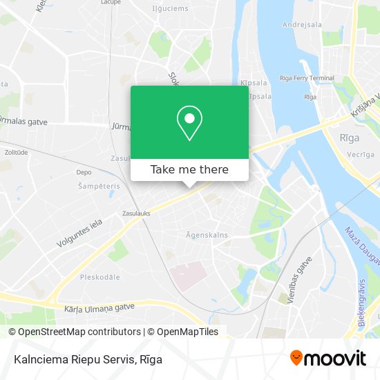 Kalnciema Riepu Servis map