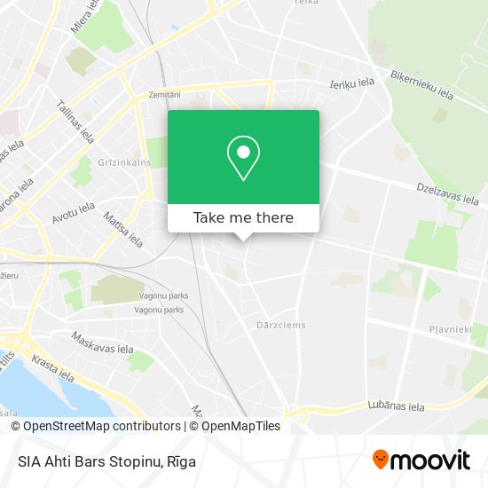 SIA Ahti Bars Stopinu map