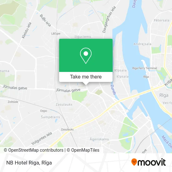 NB Hotel Riga map