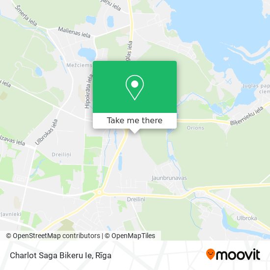 Charlot Saga Bikeru Ie map