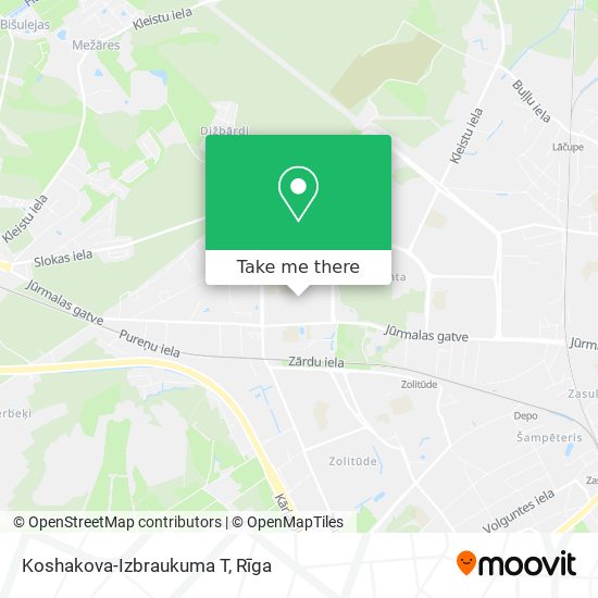 Koshakova-Izbraukuma T map