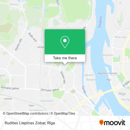 Карта Rudites Liepinas Zobar