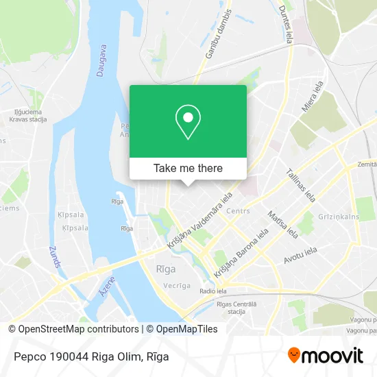 Pepco 190044 Riga Olim map