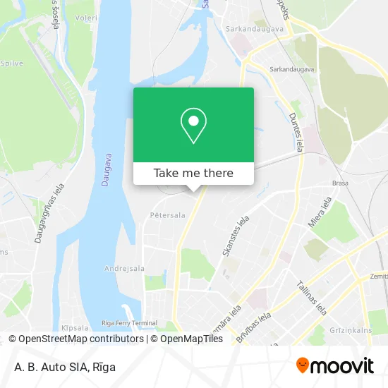 Карта A. B. Auto SIA