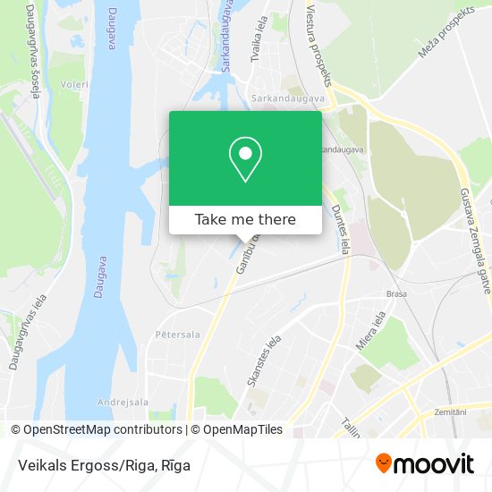 Veikals Ergoss/Riga map
