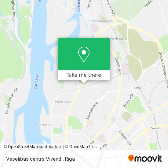 Veselības centrs Vivendi map