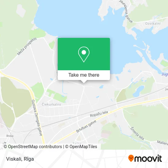 Карта Viskali