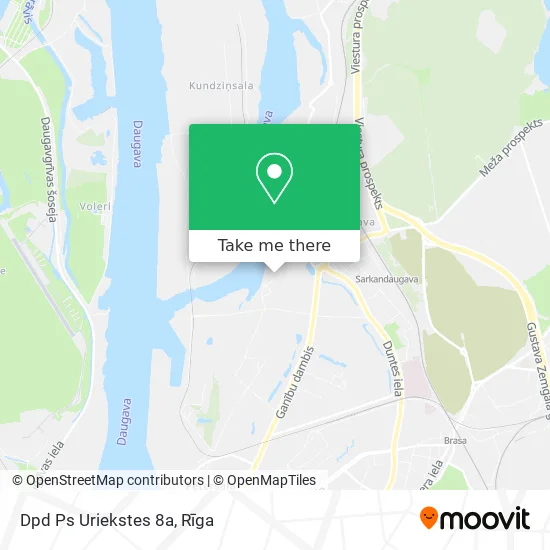 Карта Dpd Ps Uriekstes 8a