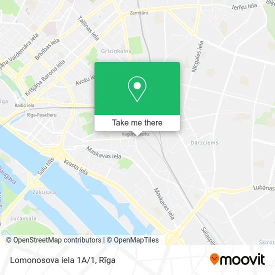 Lomonosova iela 1A/1 map