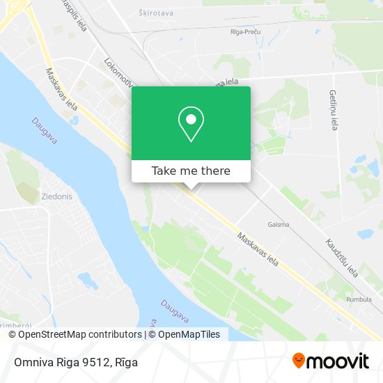 Omniva Riga 9512 map