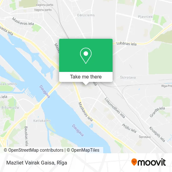 Карта Mazliet Vairak Gaisa