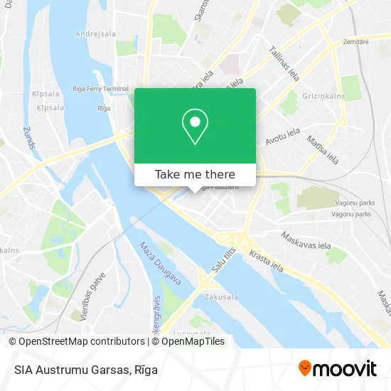 Карта SIA Austrumu Garsas