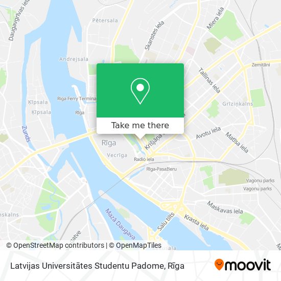 Latvijas Universitātes Studentu Padome map