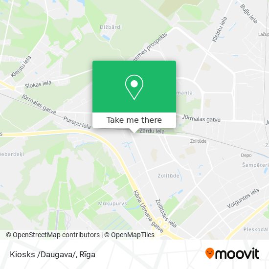 Kiosks /Daugava/ map