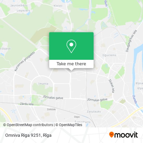 Omniva Riga 9251 map