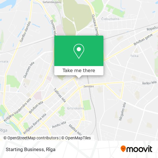 Starting Business map