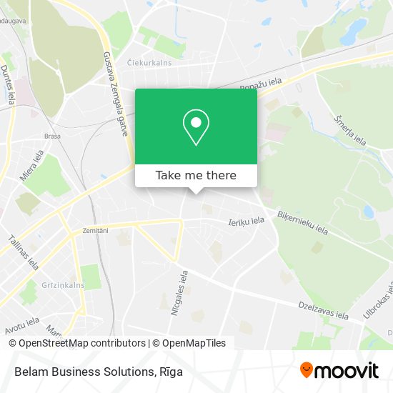 Belam Business Solutions map